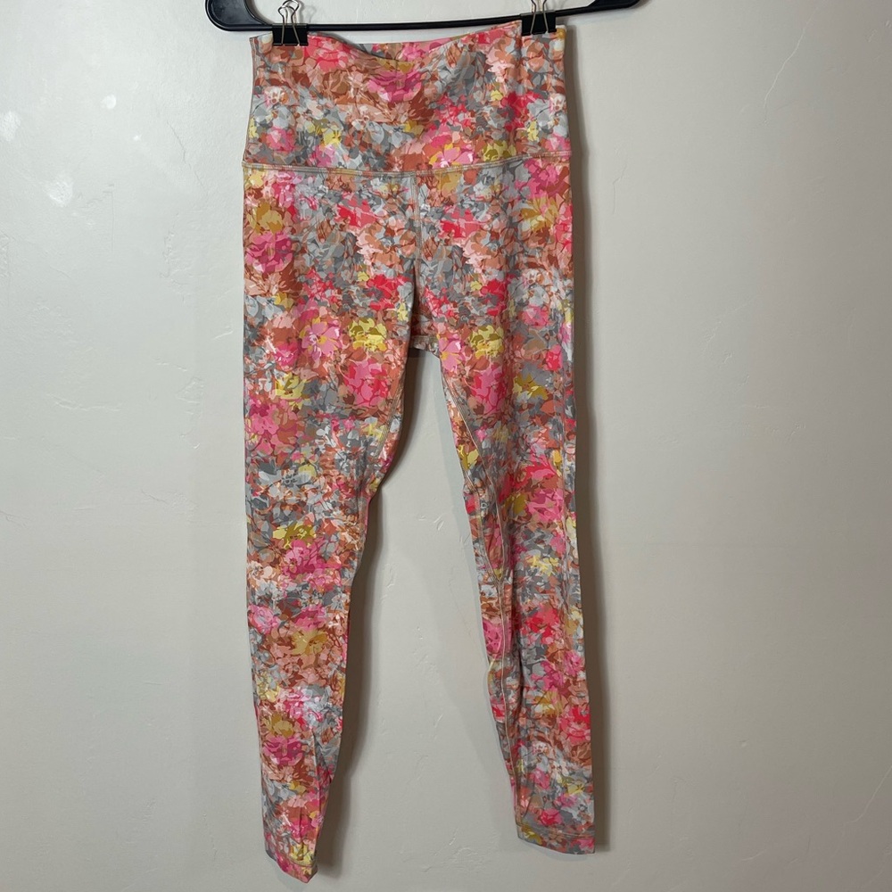 Lululemon active workout floral leggings